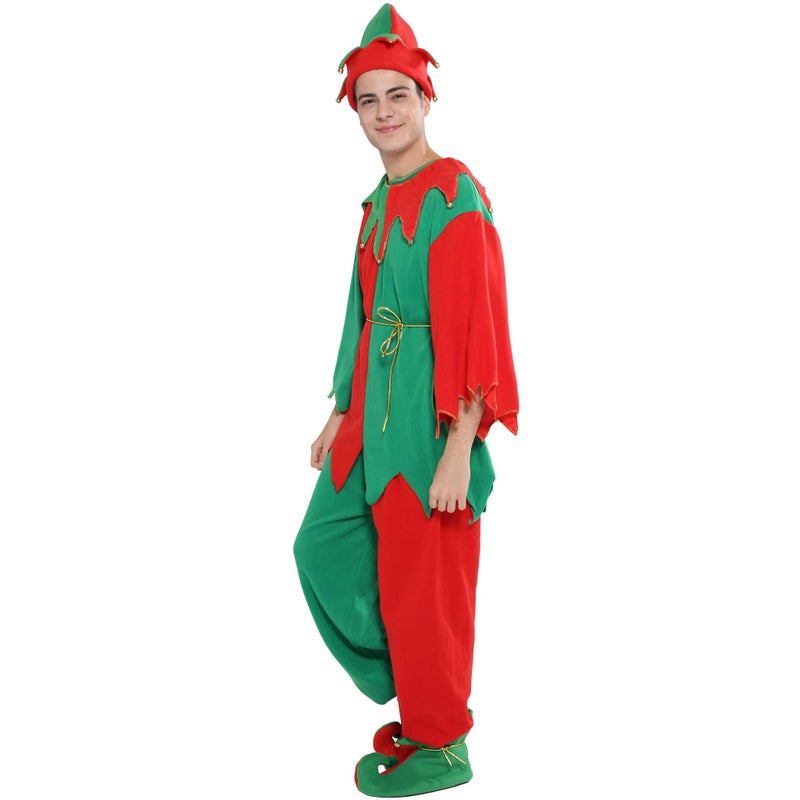EraSpooky Christmas Elf Adult Costume Unisex Whole Set - Image 5